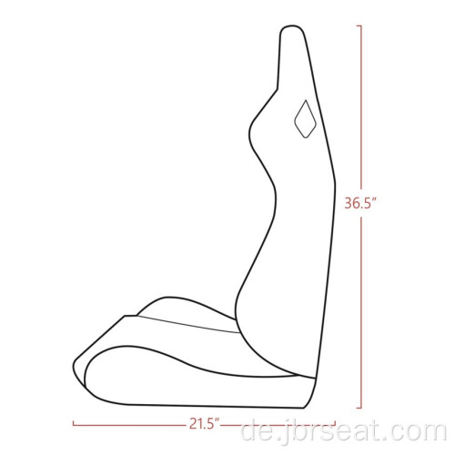 Verstellbare PVC-Rückenlehne Universal-Rennsitze